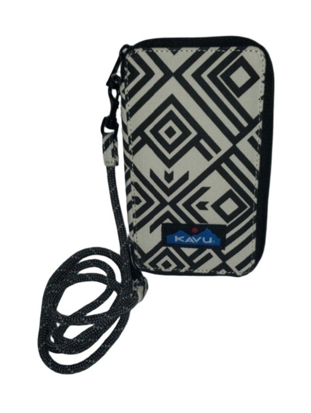 Kavu Go Time Crossbody Bag Geometric Pattern